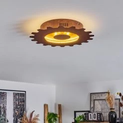 Hofstein Assanhas Deckenleuchte LED Rostfarben, Gold, 1-flammig -LED Leuchten Verkäufe assanhas deckenleuchte h3582305 3