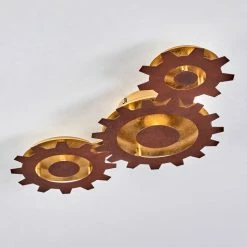 Hofstein Assanhas Deckenleuchte LED Rostfarben, Gold, 1-flammig 17 Hofstein Assanhas Deckenleuchte LED Rostfarben, Gold, 1-flammig -LED Leuchten Verkäufe assanhas deckenleuchte h3582381 7