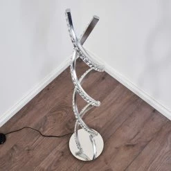 Hofstein Assuan Stehlampe LED Chrom, 1-flammig, Fernbedienung, Farbwechsler -LED Leuchten Verkäufe assuan stehlampe h3307137 11