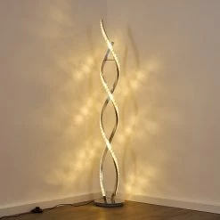 Hofstein Assuan Stehlampe LED Chrom, 1-flammig, Fernbedienung, Farbwechsler -LED Leuchten Verkäufe assuan stehlampe h3307137 2