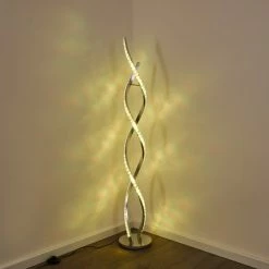 Hofstein Assuan Stehlampe LED Chrom, 1-flammig, Fernbedienung, Farbwechsler -LED Leuchten Verkäufe assuan stehlampe h3307137 20