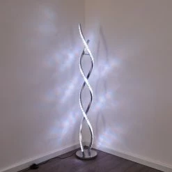 Hofstein Assuan Stehlampe LED Chrom, 1-flammig, Fernbedienung, Farbwechsler -LED Leuchten Verkäufe assuan stehlampe h3307137 22