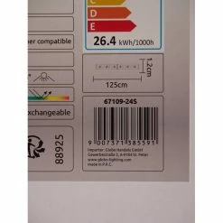 Hofstein Assuan Stehlampe LED Chrom, 1-flammig, Fernbedienung, Farbwechsler -LED Leuchten Verkäufe assuan stehlampe h3307137 29