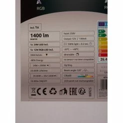 Hofstein Assuan Stehlampe LED Chrom, 1-flammig, Fernbedienung, Farbwechsler -LED Leuchten Verkäufe assuan stehlampe h3307137 31