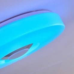 Hofstein Athlone Deckenleuchte LED Wei&szlig;, 2-flammig, Fernbedienung, Farbwechsler -LED Leuchten Verkäufe athlone deckenleuchte h3314739 14