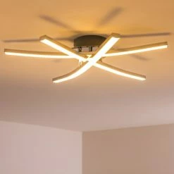 Hofstein Atome Deckenleuchte LED Chrom, 3-flammig 31 Hofstein Atome Deckenleuchte LED Chrom, 3-flammig -LED Leuchten Verkäufe atome deckenleuchte h3001295 11