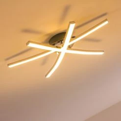 Hofstein Atome Deckenleuchte LED Chrom, 3-flammig 32 Hofstein Atome Deckenleuchte LED Chrom, 3-flammig -LED Leuchten Verkäufe atome deckenleuchte h3001295 12