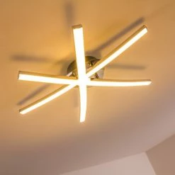 Hofstein Atome Deckenleuchte LED Chrom, 3-flammig 33 Hofstein Atome Deckenleuchte LED Chrom, 3-flammig -LED Leuchten Verkäufe atome deckenleuchte h3001295 13