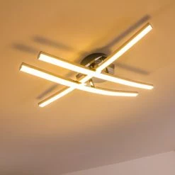 Hofstein Atome Deckenleuchte LED Chrom, 3-flammig 34 Hofstein Atome Deckenleuchte LED Chrom, 3-flammig -LED Leuchten Verkäufe atome deckenleuchte h3001295 14