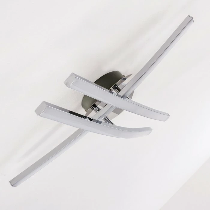 Hofstein Atome Deckenleuchte LED Chrom, 3-flammig 18 Hofstein Atome Deckenleuchte LED Chrom, 3-flammig – Bild 18