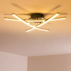 Hofstein Atome Deckenleuchte LED Chrom, 3-flammig 24 Hofstein Atome Deckenleuchte LED Chrom, 3-flammig -LED Leuchten Verkäufe atome deckenleuchte h3001295 4