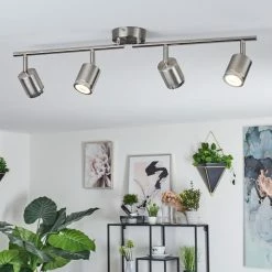 Hofstein Autilla Deckenleuchte LED Nickel-Matt, 4-flammig -LED Leuchten Verkäufe autilla deckenleuchte h3650523 6