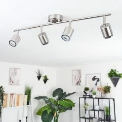 Hofstein Autilla Deckenleuchte LED Nickel-Matt, 4-flammig -LED Leuchten Verkäufe autilla deckenleuchte h3650523 9