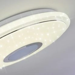 Hofstein Auxerre Deckenleuchte LED Weiß, 1-flammig -LED Leuchten Verkäufe auxerre deckenleuchte h3314777 17
