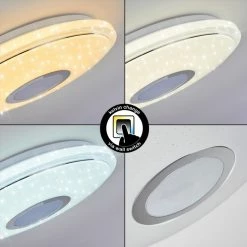 Hofstein Auxerre Deckenleuchte LED Weiß, 1-flammig -LED Leuchten Verkäufe auxerre deckenleuchte h3314777 3