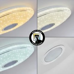 Hofstein Auxerre Deckenleuchte LED Weiß, 1-flammig -LED Leuchten Verkäufe auxerre deckenleuchte h3314852 3