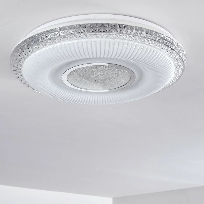 Hofstein Avoriaz Deckenleuchte LED Weiß, 2-flammig, Fernbedienung, Farbwechsler 12 Hofstein Avoriaz Deckenleuchte LED Weiß, 2-flammig, Fernbedienung, Farbwechsler – Bild 12