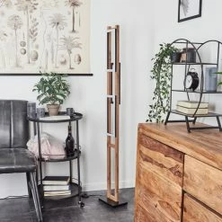 Hofstein Ayajasco Stehleuchte LED Schwarz, Holzoptik, Naturfarben, 1-flammig -LED Leuchten Verkäufe ayajasco stehleuchte h3571620 11