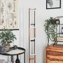 Hofstein Ayajasco Stehleuchte LED Schwarz, Holzoptik, Naturfarben, 1-flammig -LED Leuchten Verkäufe ayajasco stehleuchte h3571620 12