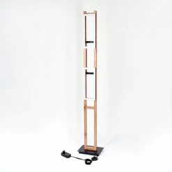 Hofstein Ayajasco Stehleuchte LED Schwarz, Holzoptik, Naturfarben, 1-flammig -LED Leuchten Verkäufe ayajasco stehleuchte h3571620 4