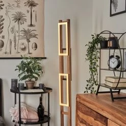 Hofstein Ayajasco Stehleuchte LED Schwarz, Holzoptik, Naturfarben, 1-flammig -LED Leuchten Verkäufe ayajasco stehleuchte h3571620 6