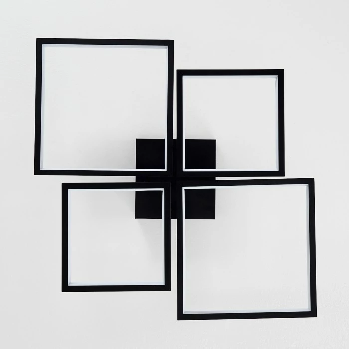 Hofstein Bacolod Deckenleuchte LED Schwarz, 1-flammig 11 Hofstein Bacolod Deckenleuchte LED Schwarz, 1-flammig – Bild 11