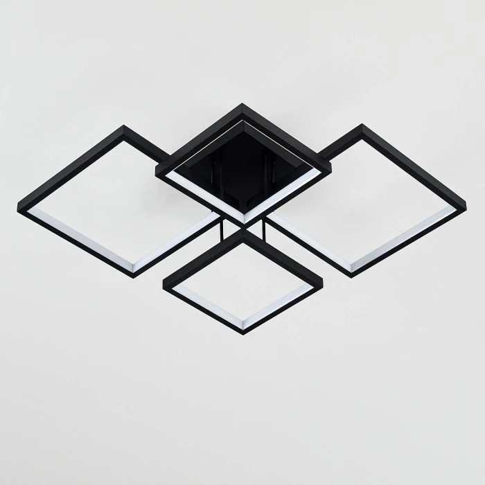 Hofstein Bacolod Deckenleuchte LED Schwarz, 1-flammig 15 Hofstein Bacolod Deckenleuchte LED Schwarz, 1-flammig – Bild 15