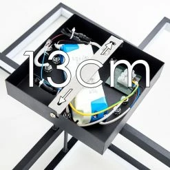 Hofstein Bacolod Deckenleuchte LED Schwarz, 1-flammig 37 Hofstein Bacolod Deckenleuchte LED Schwarz, 1-flammig -LED Leuchten Verkäufe bacolod deckenleuchte h3313657 18