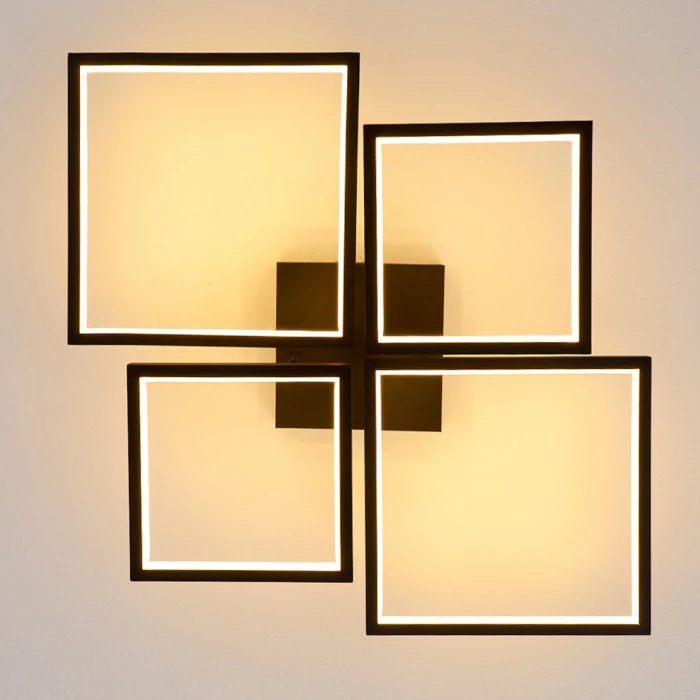 Hofstein Bacolod Deckenleuchte LED Schwarz, 1-flammig 9 Hofstein Bacolod Deckenleuchte LED Schwarz, 1-flammig – Bild 9