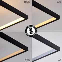 Hofstein Bacolod Deckenleuchte LED Schwarz, 1-flammig -LED Leuchten Verkäufe bacolod deckenleuchte h3313671 19