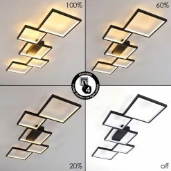 Hofstein Bacolod Deckenleuchte LED Schwarz, 1-flammig -LED Leuchten Verkäufe bacolod deckenleuchte h3313671 4