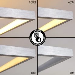 Hofstein Bacolod Deckenleuchte LED Aluminium, 1-flammig -LED Leuchten Verkäufe bacolod deckenleuchte h3313770 12