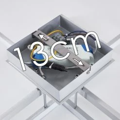 Hofstein Bacolod Deckenleuchte LED Aluminium, 1-flammig -LED Leuchten Verkäufe bacolod deckenleuchte h3313770 16