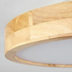 Hofstein Bagaha Deckenleuchte LED Holz hell, 1-flammig, Fernbedienung -LED Leuchten Verkäufe bagaha deckenleuchte h3313121 10