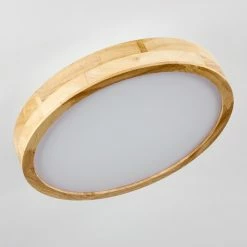 Hofstein Bagaha Deckenleuchte LED Holz hell, 1-flammig, Fernbedienung -LED Leuchten Verkäufe bagaha deckenleuchte h3313121 4