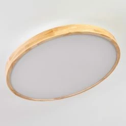 Hofstein Bagaha Deckenleuchte LED Braun, Holzoptik, 1-flammig, Fernbedienung -LED Leuchten Verkäufe bagaha deckenleuchte h3542187 7