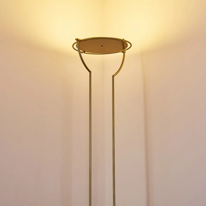 Hofstein Baise Deckenfluter LED Messing, 1-flammig 17 Hofstein Baise Deckenfluter LED Messing, 1-flammig – Bild 17