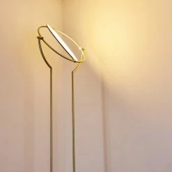 Hofstein Baise Deckenfluter LED Messing, 1-flammig 27 Hofstein Baise Deckenfluter LED Messing, 1-flammig -LED Leuchten Verkäufe baise deckenfluter h3314258 2