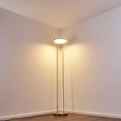 Hofstein Baise Deckenfluter LED Messing, 1-flammig 33 Hofstein Baise Deckenfluter LED Messing, 1-flammig -LED Leuchten Verkäufe baise deckenfluter h3314258 8