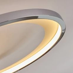 Hofstein Baiyin Deckenleuchte LED Chrom, 1-flammig -LED Leuchten Verkäufe baiyin deckenleuchte h3416303 5