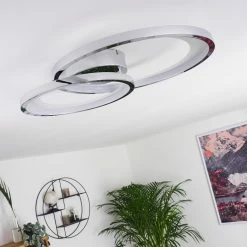 Hofstein Baiyin Deckenleuchte LED Chrom, 1-flammig -LED Leuchten Verkäufe baiyin deckenleuchte h3416303 9