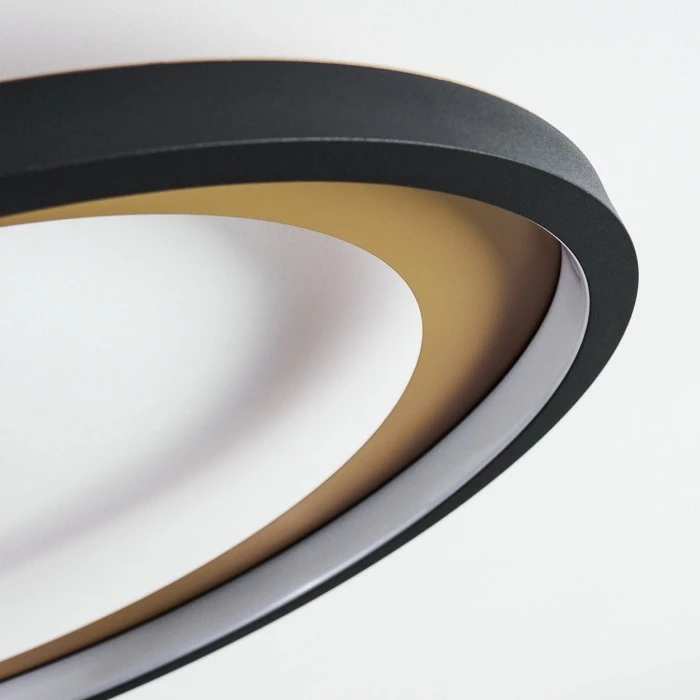 Hofstein Baiyin Deckenleuchte LED Gold, 1-flammig 3 Hofstein Baiyin Deckenleuchte LED Gold, 1-flammig – Bild 3