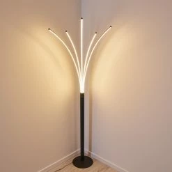 Hofstein Bakersfield Stehleuchte LED Schwarz, Weiß, 1-flammig -LED Leuchten Verkäufe bakersfield stehleuchte h3314050 9