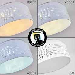 Hofstein Bandol Deckenleuchte LED Weiß, 1-flammig -LED Leuchten Verkäufe bandol deckenleuchte h3312087 9