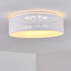 Hofstein Bandol Deckenleuchte LED Weiß, 1-flammig 29 Hofstein Bandol Deckenleuchte LED Weiß, 1-flammig -LED Leuchten Verkäufe bandol deckenleuchte h3312100 12