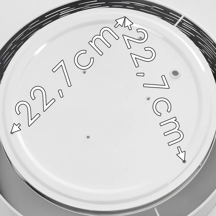 Hofstein Bandol Deckenleuchte LED Weiß, 1-flammig 17 Hofstein Bandol Deckenleuchte LED Weiß, 1-flammig – Bild 17