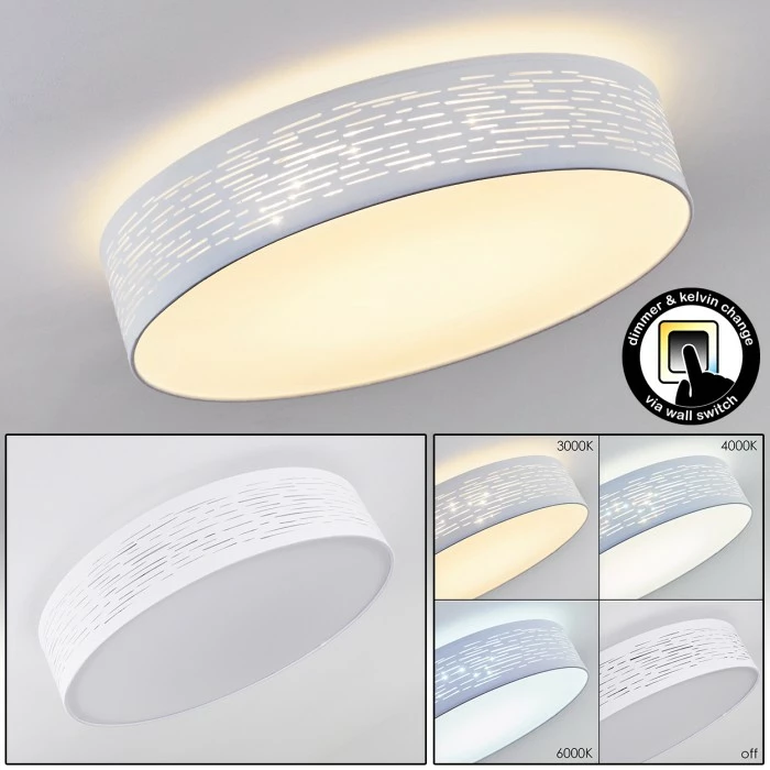 Hofstein Bandol Deckenleuchte LED Weiß, 1-flammig 1 Hofstein Bandol Deckenleuchte LED Weiß, 1-flammig