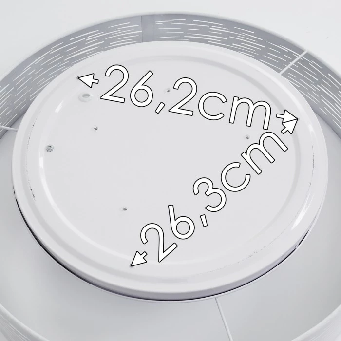 Hofstein Bandol Deckenleuchte LED Weiß, 1-flammig 19 Hofstein Bandol Deckenleuchte LED Weiß, 1-flammig – Bild 19