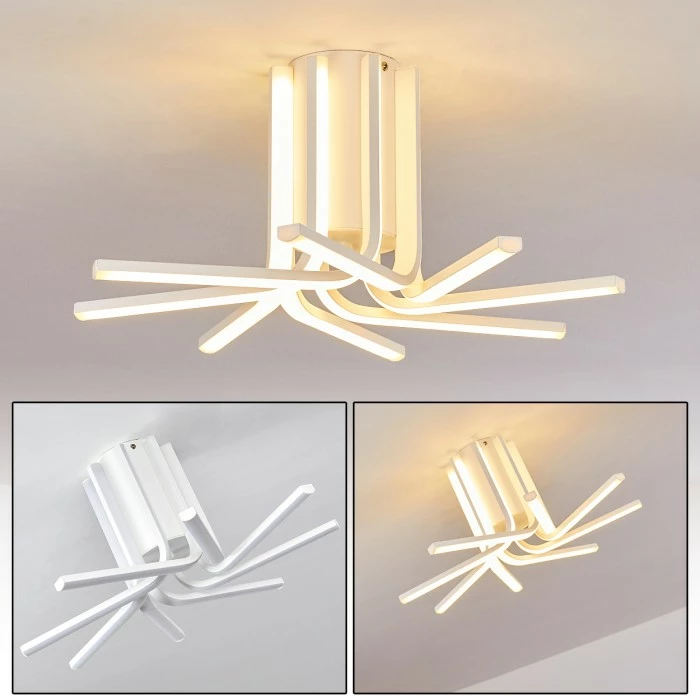 Hofstein Bangor Deckenleuchte LED Weiß, 1-flammig 1 Hofstein Bangor Deckenleuchte LED Weiß, 1-flammig