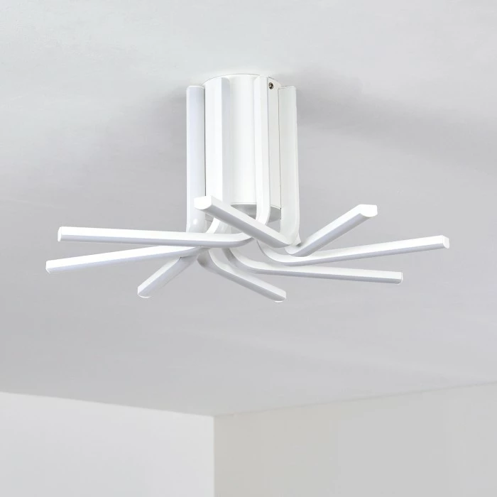 Hofstein Bangor Deckenleuchte LED Weiß, 1-flammig 13 Hofstein Bangor Deckenleuchte LED Weiß, 1-flammig – Bild 13